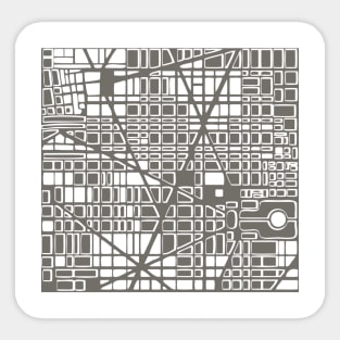 Large city map Sticker